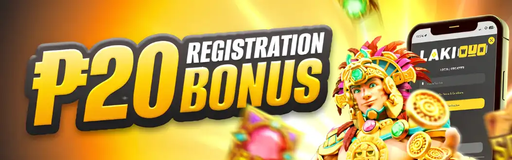Laki Win 20 pesos registration bonus